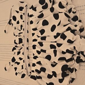 Missguided Black and White Polka Dot Bikini